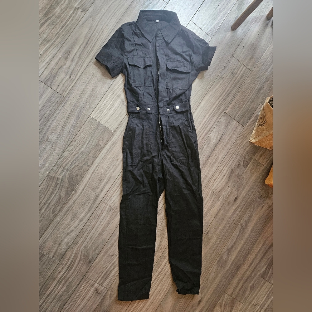 Black Women's Jumpsuit - Picture 2 of 3